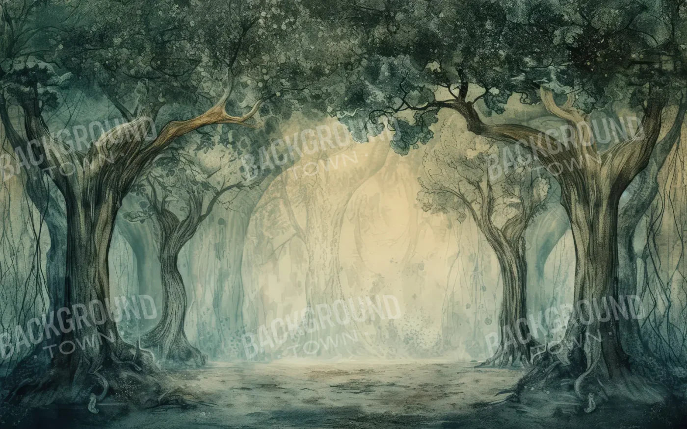 Hundred Acre Wood 8’x5’ UltraCloth (96 x 60 inch) Backdrop