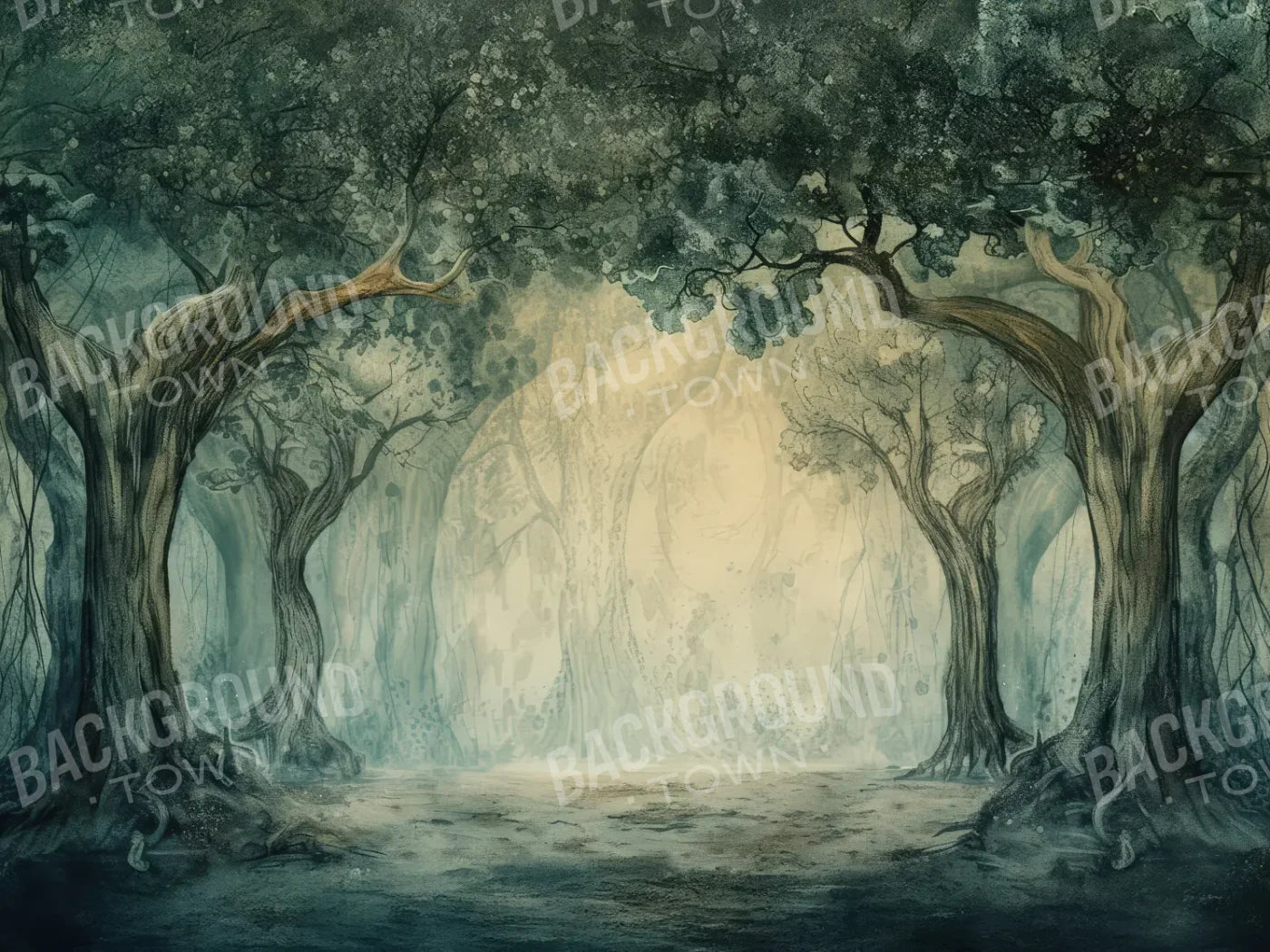 Hundred Acre Wood 8’x6’ Fleece (96 x 72 inch) Backdrop