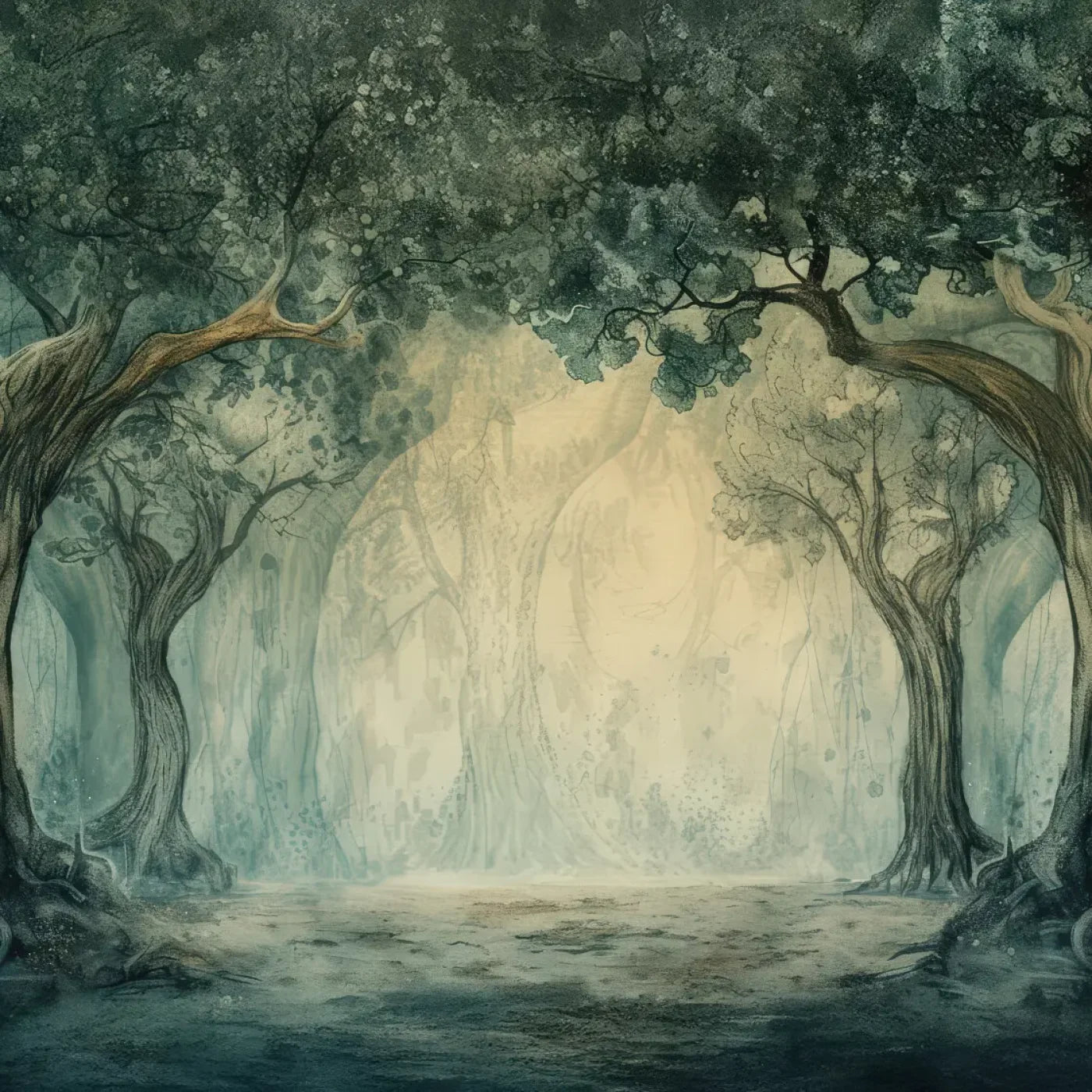 Hundred Acre Wood 8’x8’ Fleece (96 x 96 inch) Backdrop