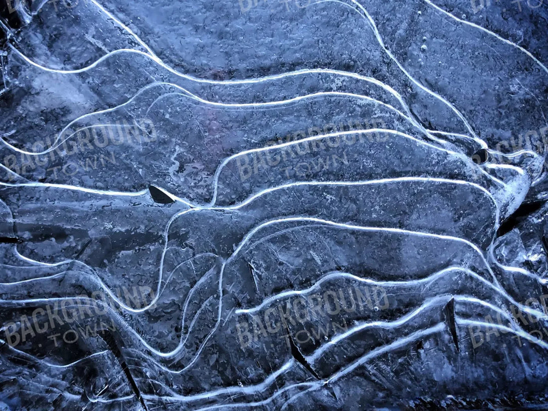 Icy Landscape 68X5 Fleece ( 80 X 60 Inch ) Backdrop