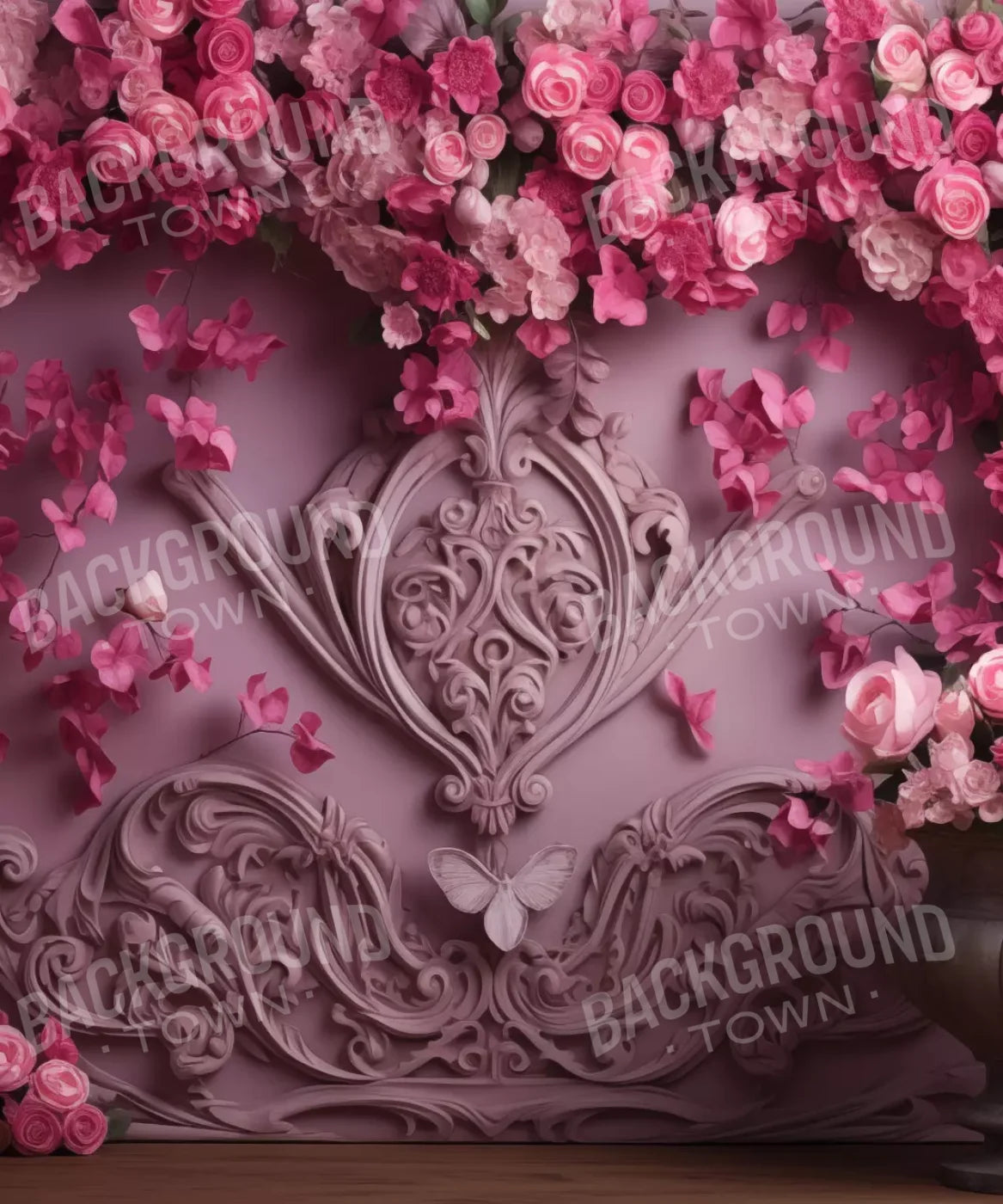 Pink Al Design Backdrop for Photography