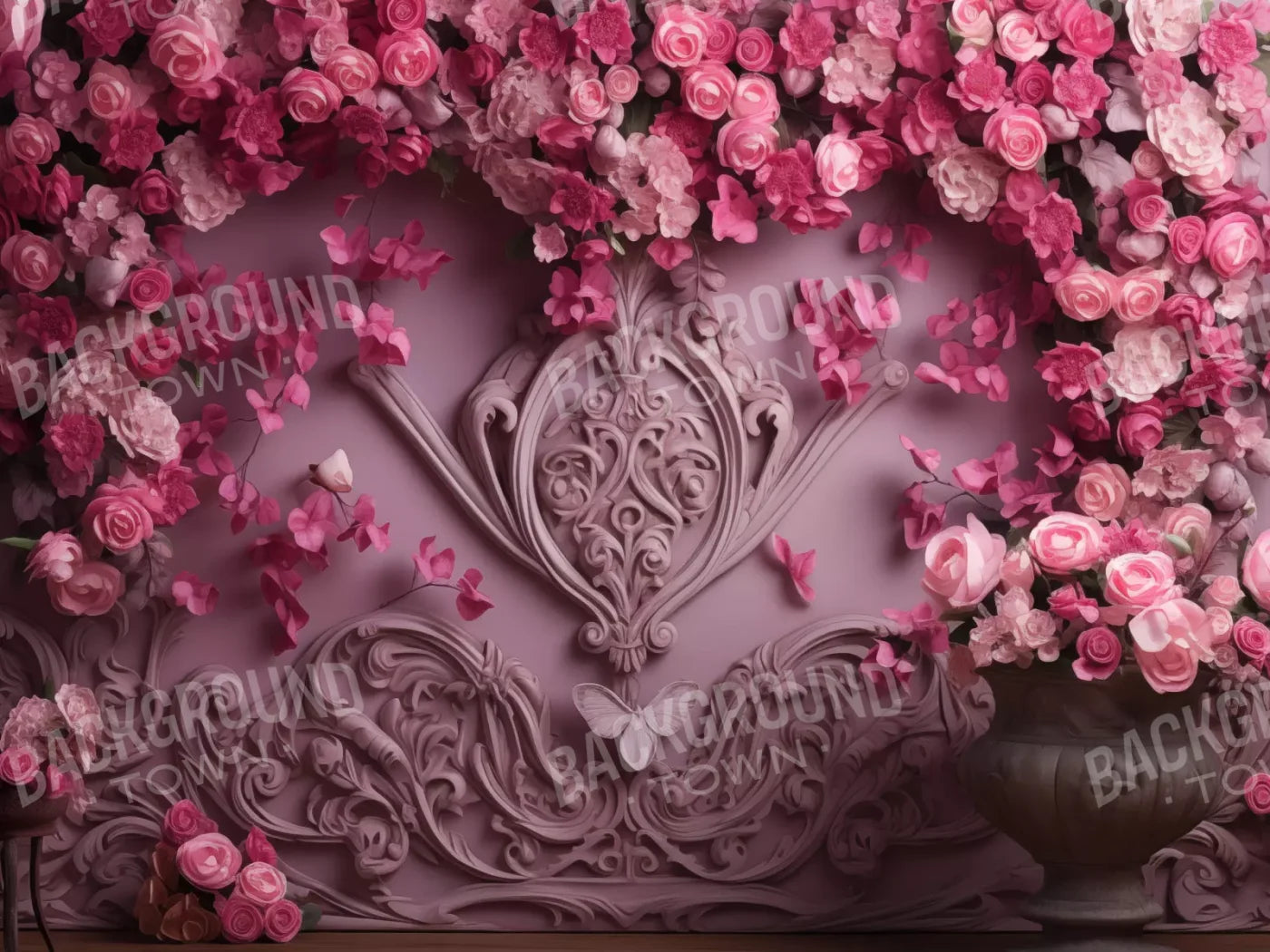 In Love I 68X5 Fleece ( 80 X 60 Inch ) Backdrop