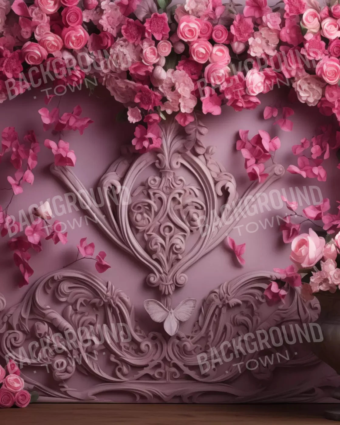 In Love I 8X10 Fleece ( 96 X 120 Inch ) Backdrop