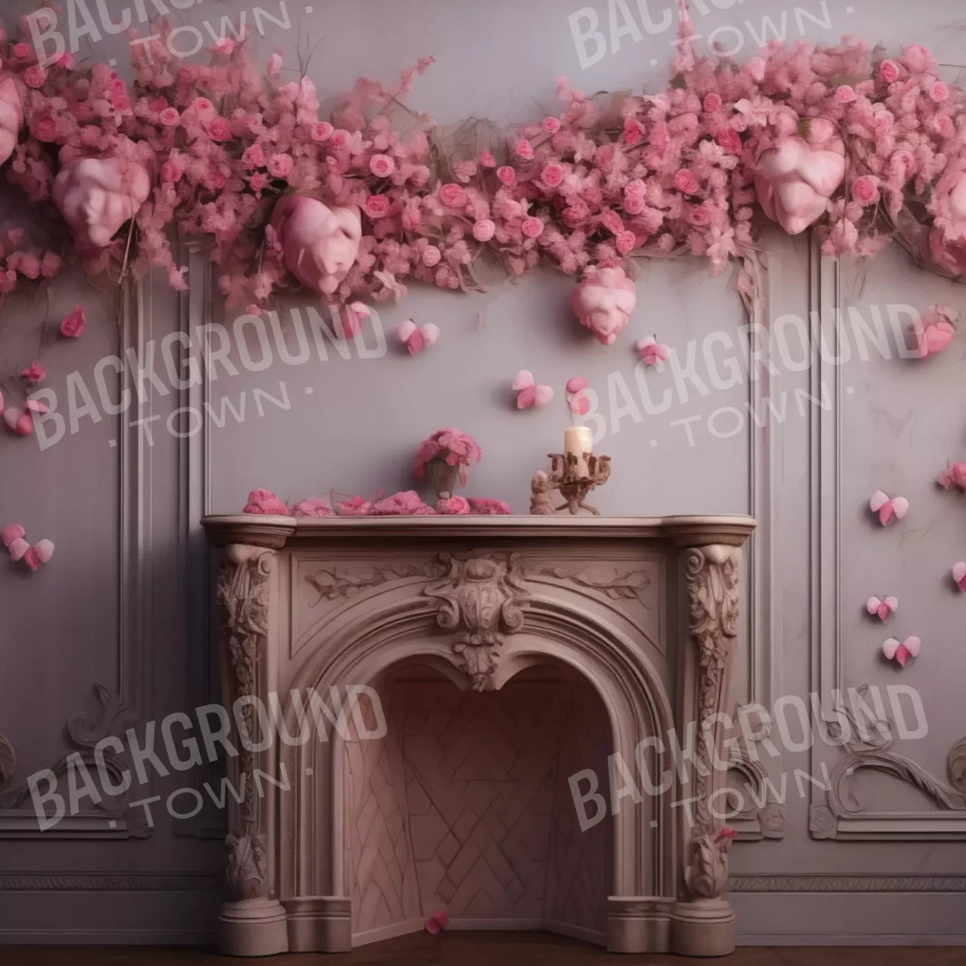 In Love Iv 8X8 Fleece ( 96 X Inch ) Backdrop