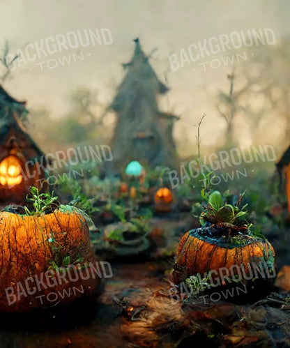 After Hallows Eve Village I 10’X12’ Ultracloth (120 X 144 Inch) Backdrop