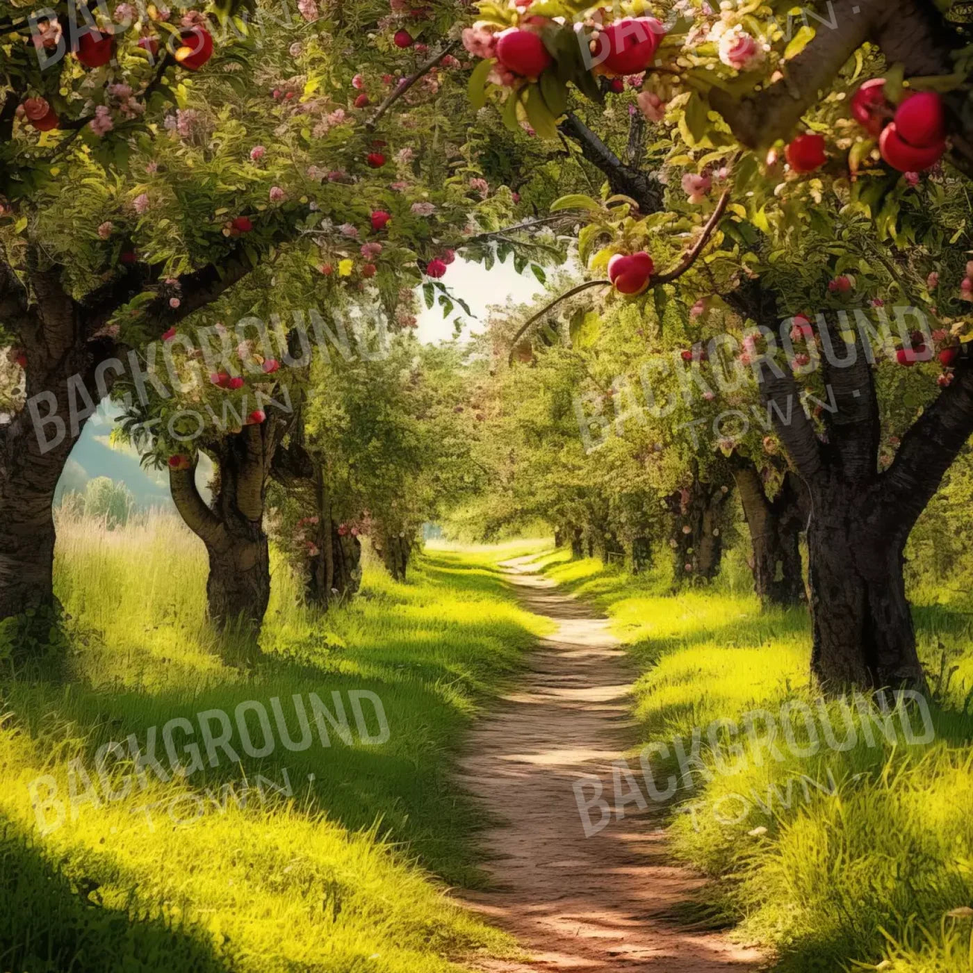 Apple Lane 10X10 Ultracloth ( 120 X Inch ) Backdrop