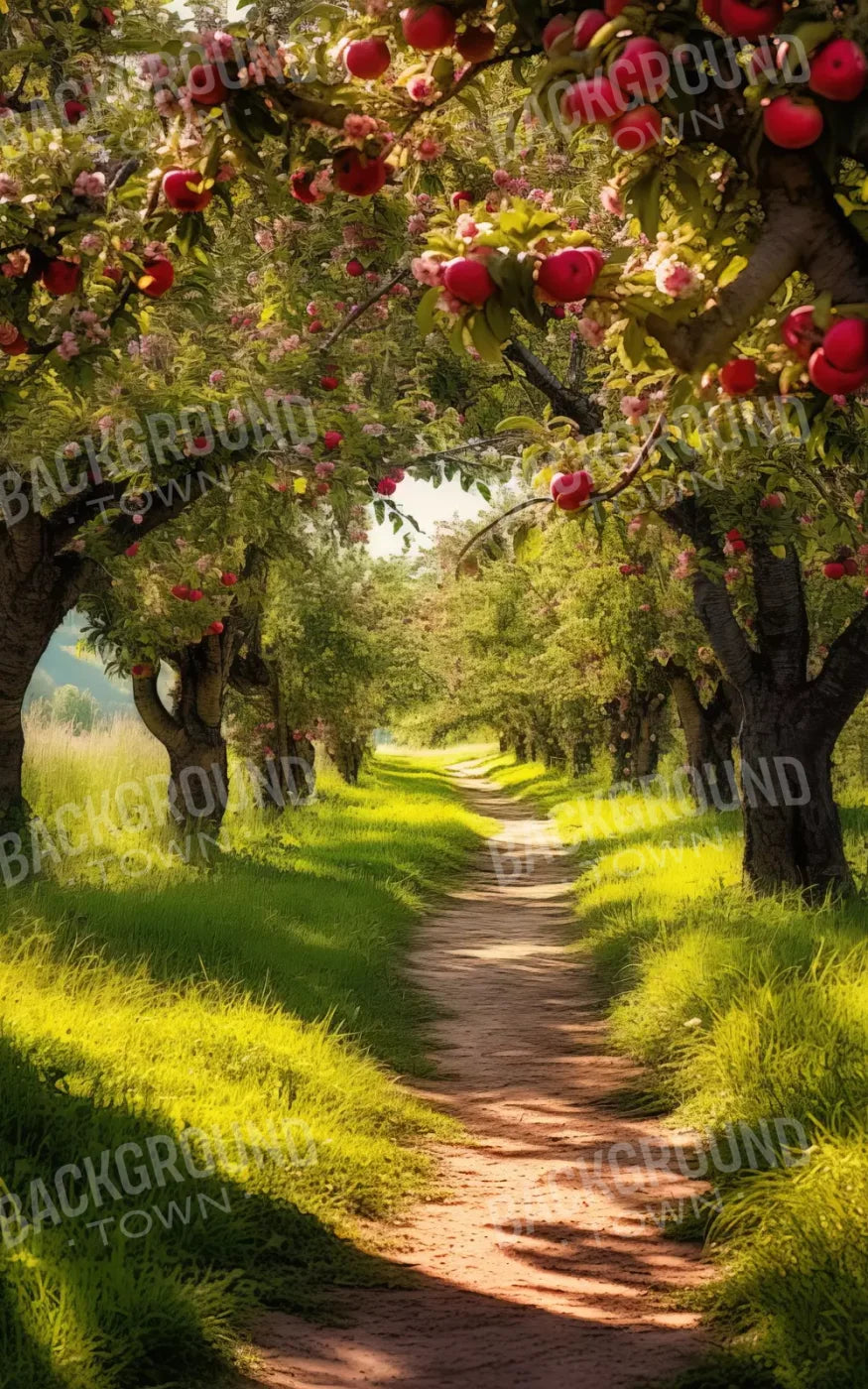 Apple Lane 5X8 Ultracloth ( 60 X 96 Inch ) Backdrop