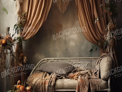 Boho Room Iii 8’X6’ Fleece (96 X 72 Inch) Backdrop