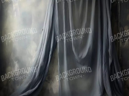 Chiffon Elegance Charcoal I 8’X6’ Fleece (96 X 72 Inch) Backdrop