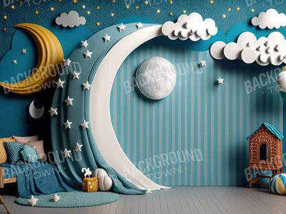 Goodnight Moon 2 7X5 Ultracloth ( 84 X 60 Inch ) Backdrop