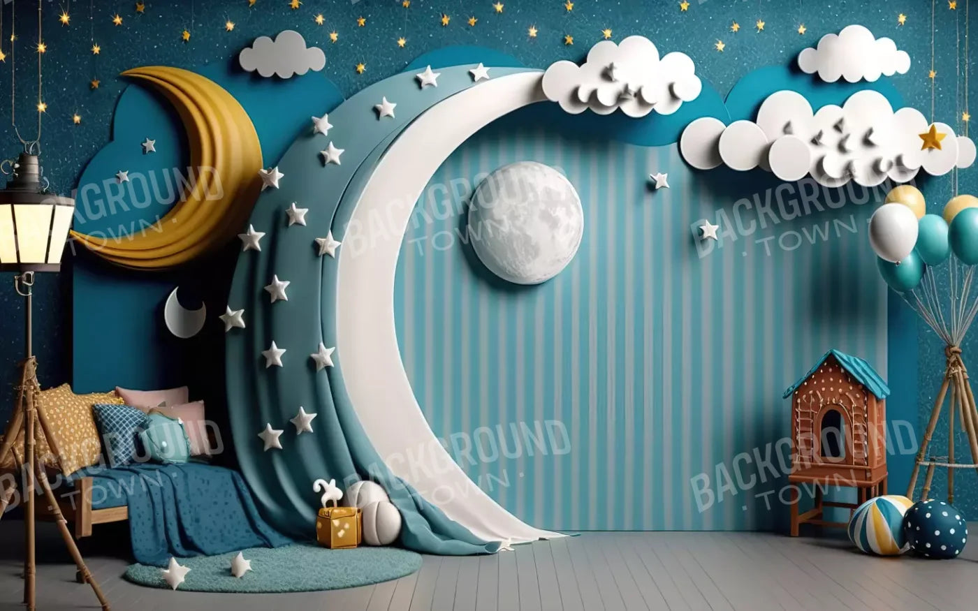 Goodnight Moon 2 14X9 Ultracloth ( 168 X 108 Inch ) Backdrop