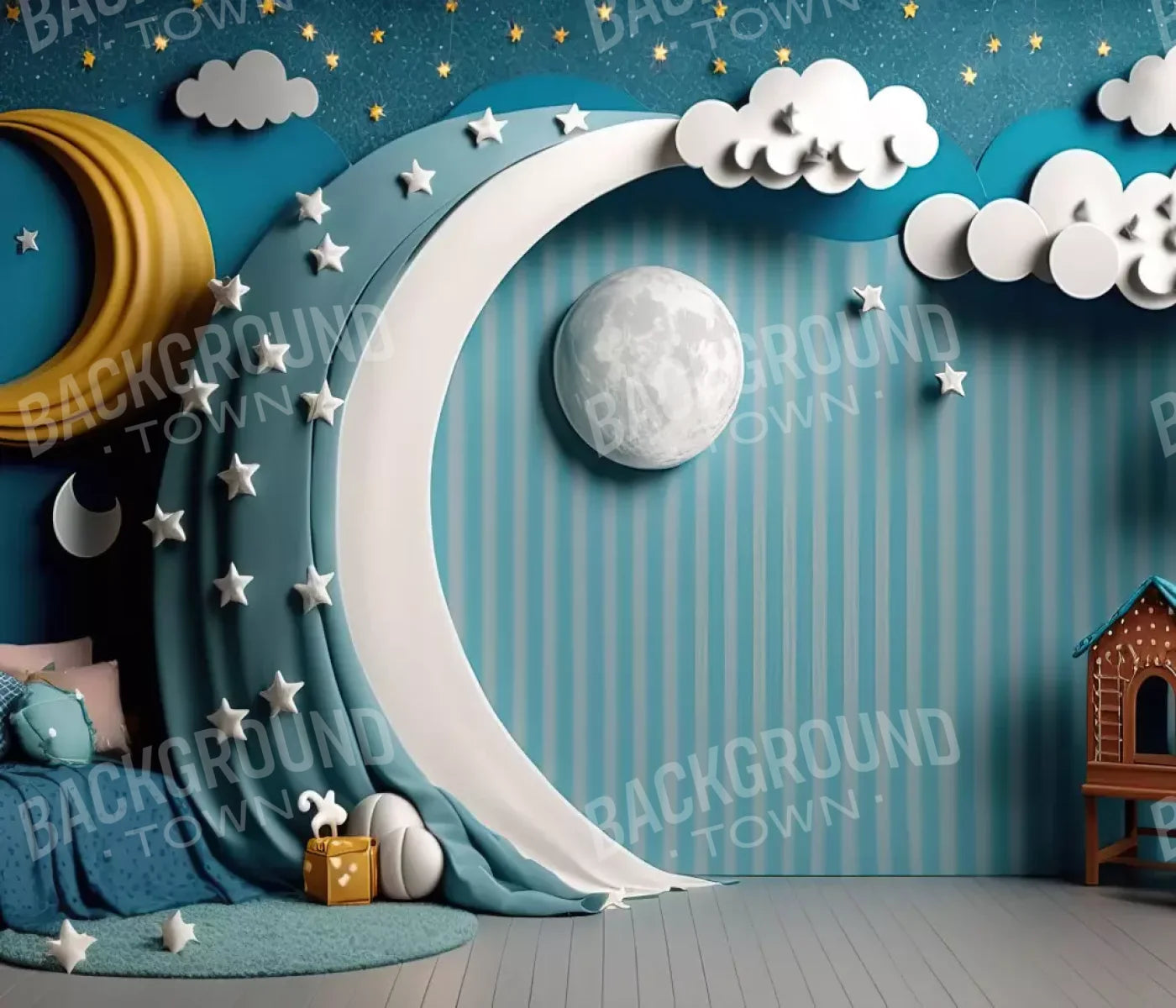 Goodnight Moon 2 12X10 Ultracloth ( 144 X 120 Inch ) Backdrop