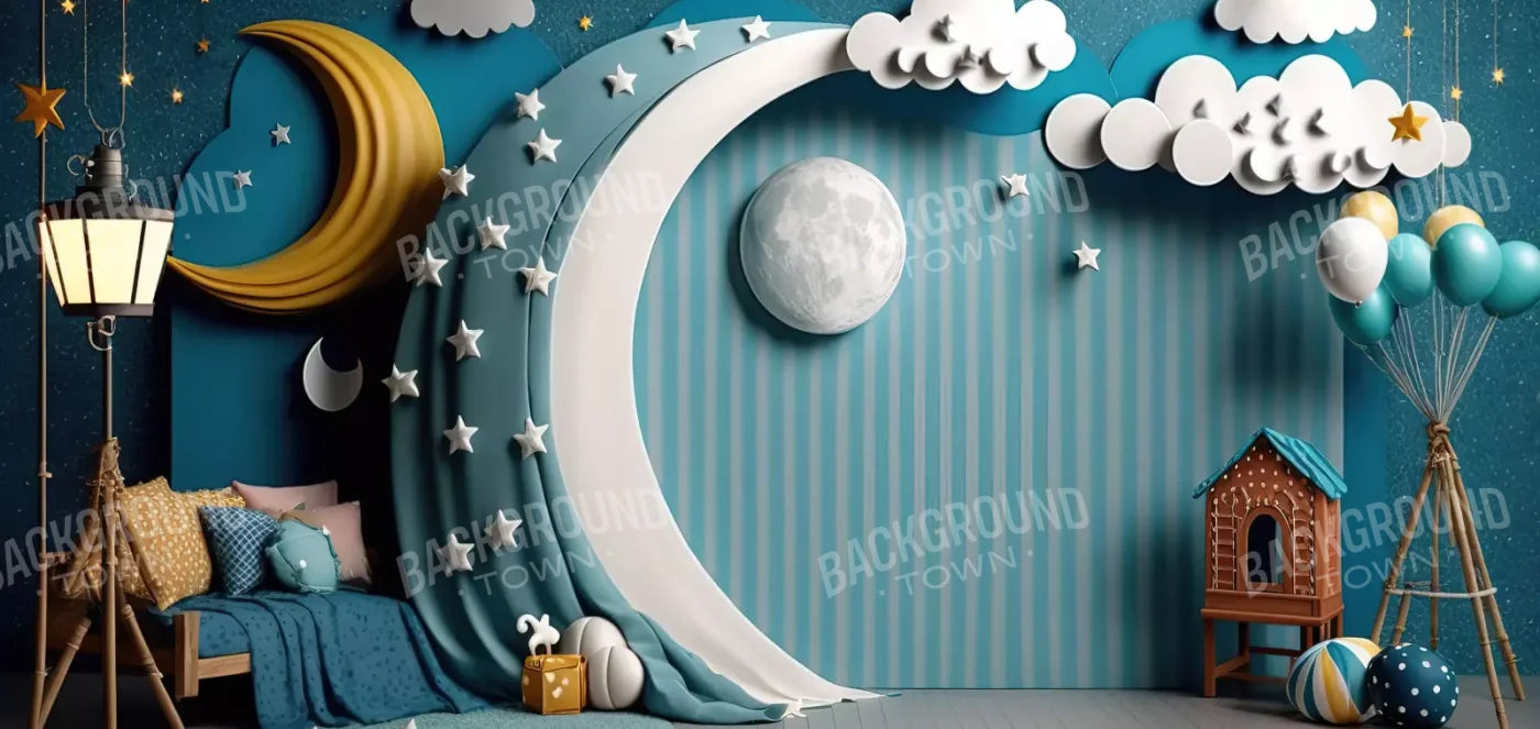 Goodnight Moon 2 16X8 Ultracloth ( 192 X 96 Inch ) Backdrop