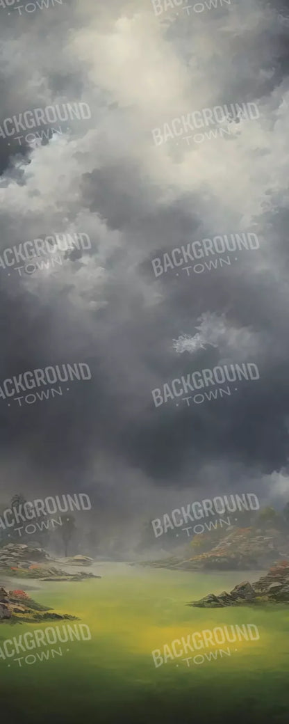 Misty Autumn Valley 8’X20’ Ultracloth (96 X 240 Inch) Backdrop