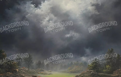 Misty Autumn Valley 14’X9’ Ultracloth (168 X 108 Inch) Backdrop