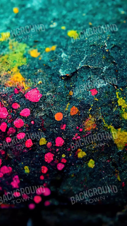 Neon Splatter 8X14 Ultracloth ( 96 X 168 Inch ) Backdrop