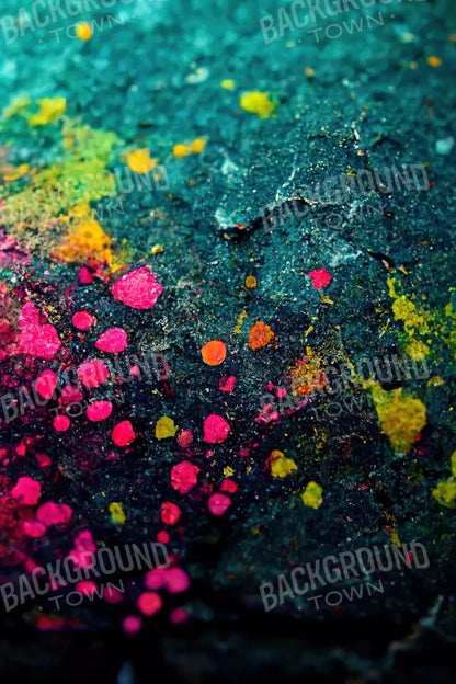 Neon Splatter Backdrop