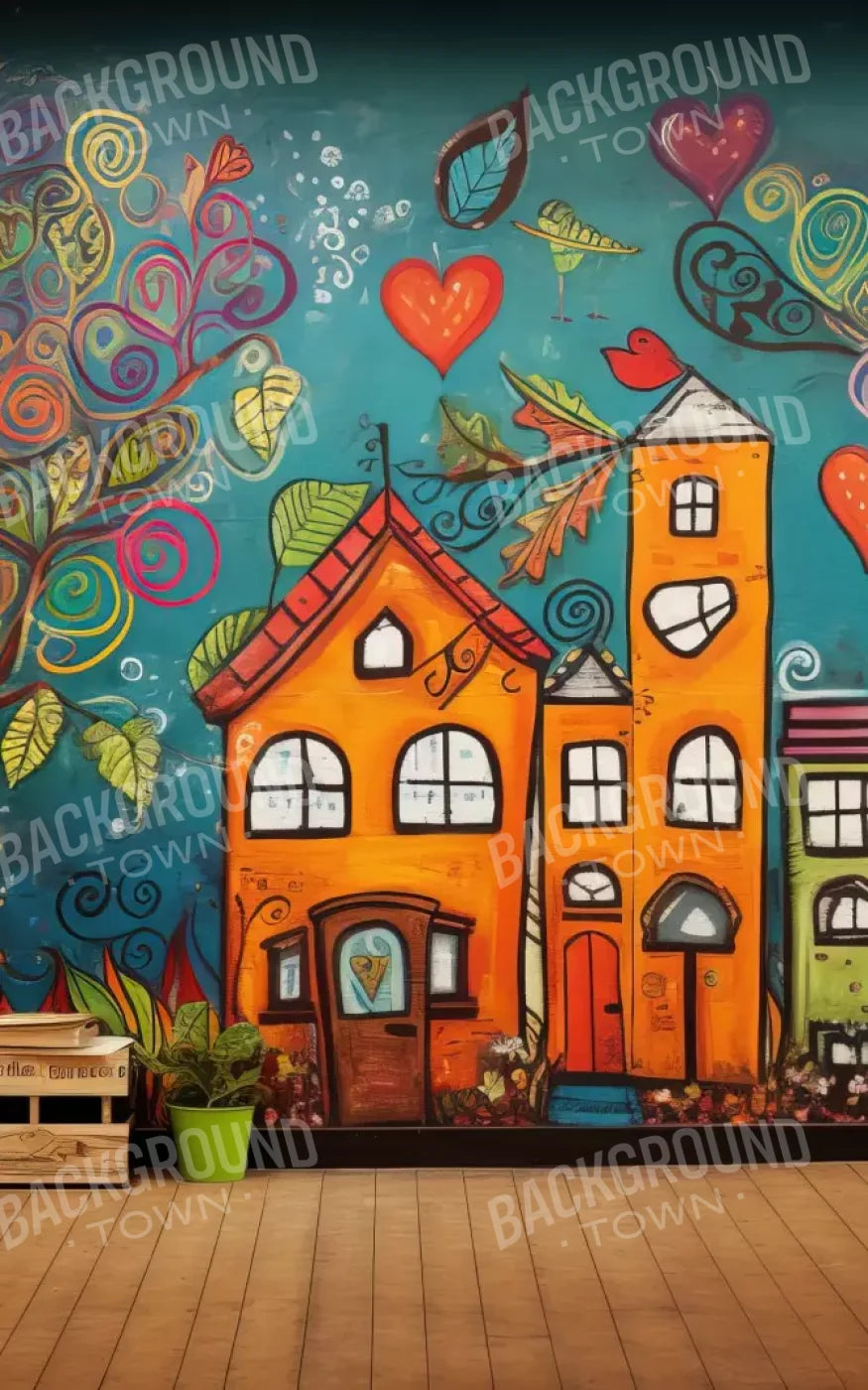 Our School 5’X8’ Ultracloth (60 X 96 Inch) Backdrop