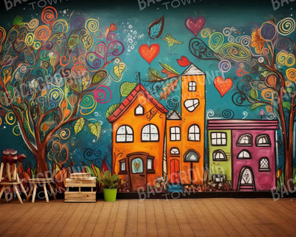 Our School 10’X8’ Fleece (120 X 96 Inch) Backdrop