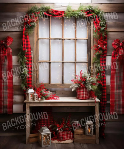 Plaid Tidings 10’X12’ Ultracloth (120 X 144 Inch) Backdrop