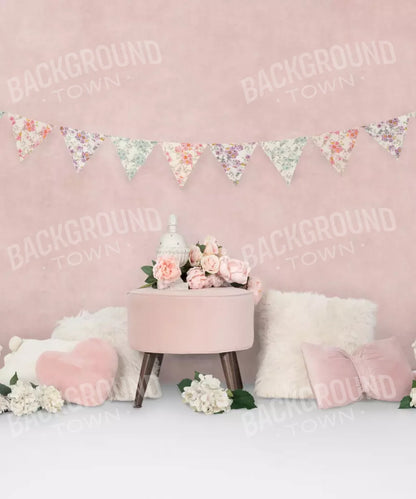 Pink Valentines Day Backdrop for Photography