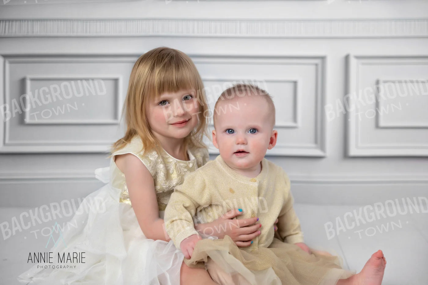 White Simple Ballroom Backdrop