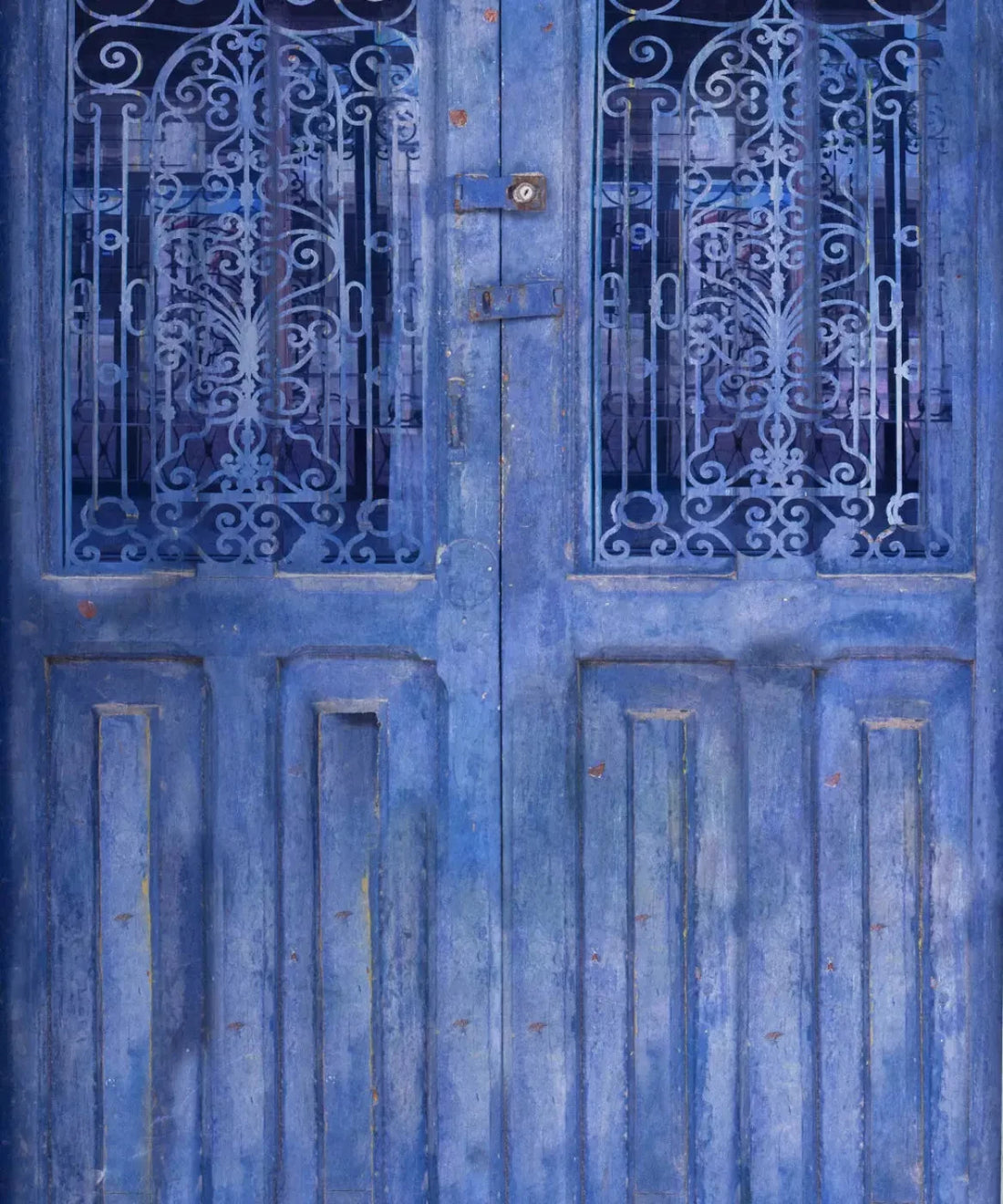 Blue Wood Backdrop for Photography