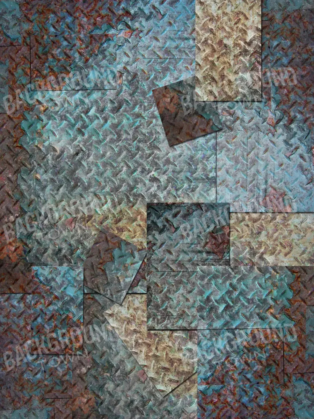 Industrial Diamonds Rubbermat Floor 8X10 ( 96 X 120 Inch )