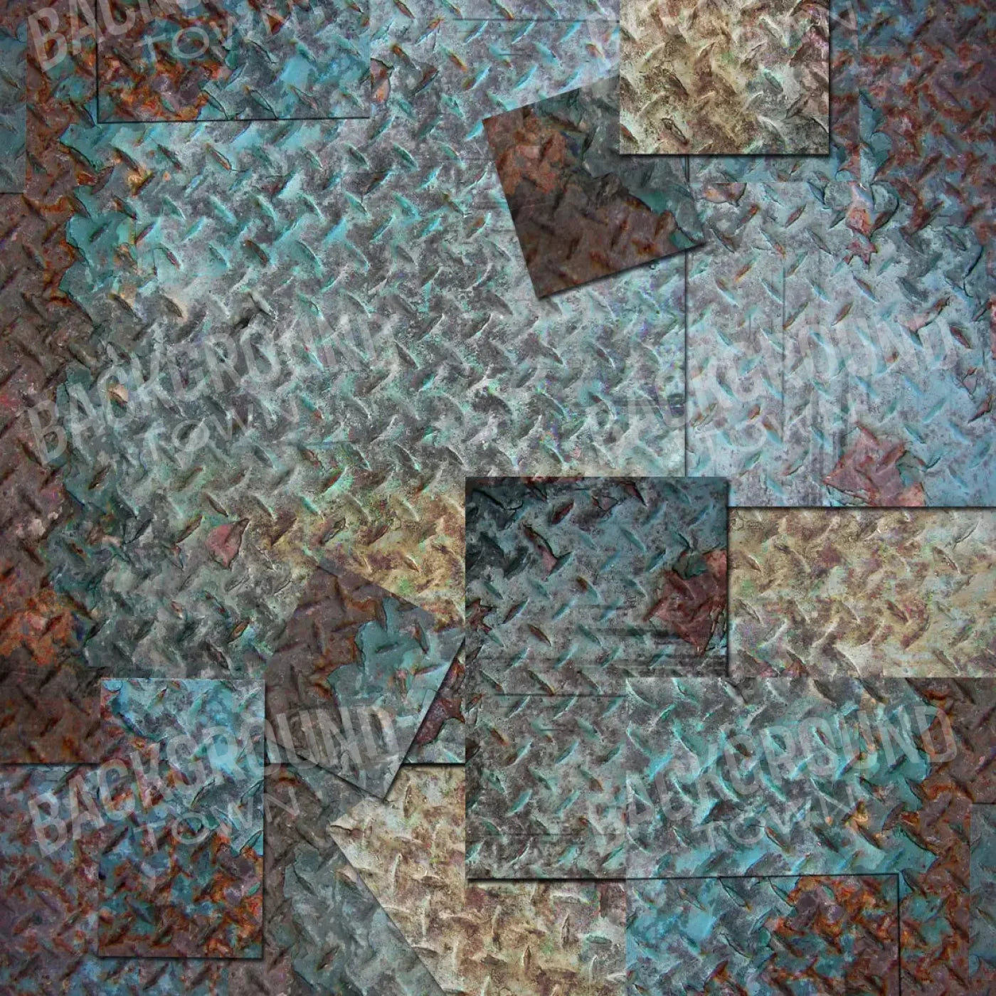 Industrial Diamonds Rubbermat Floor 8X8 ( 96 X Inch )