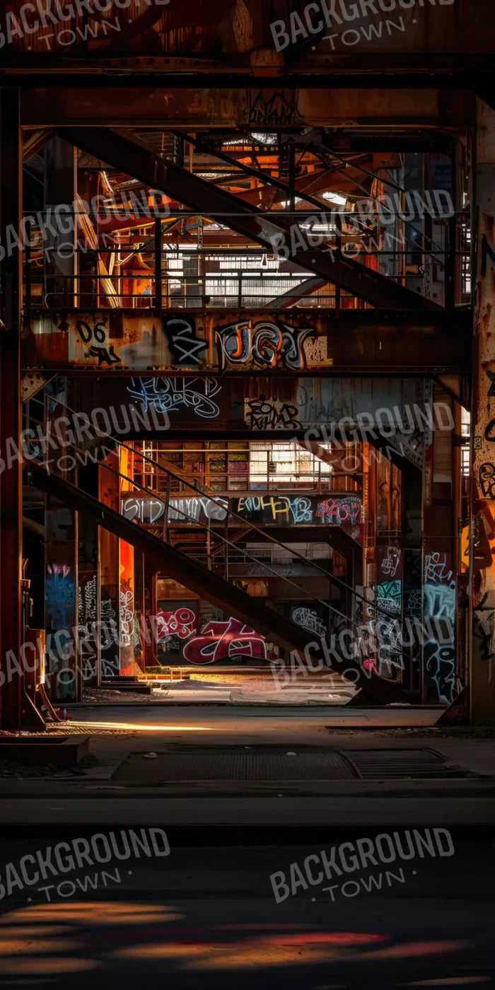 Industrial Urban 002 8X10 10’X20’ Ultracloth (120 X 240 Inch) Backdrop
