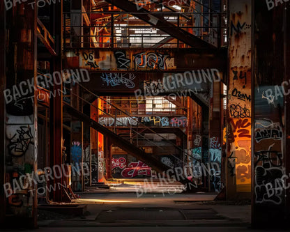 Industrial Urban 002 8X10 10’X8’ Fleece (120 X 96 Inch) Backdrop