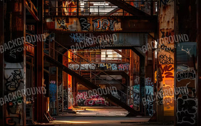 Industrial Urban 002 8X10 16’X10’ Ultracloth (192 X 120 Inch) Backdrop