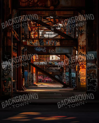 Industrial Urban 002 8X10 8’X10’ Fleece (96 X 120 Inch) Backdrop