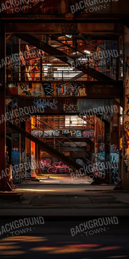 Industrial Urban 002 8X10 8’X16’ Ultracloth (96 X 192 Inch) Backdrop