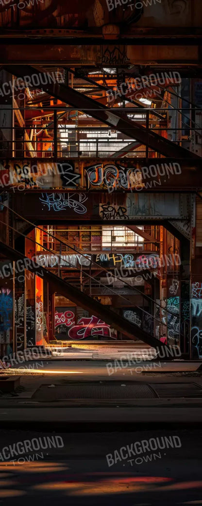 Industrial Urban 002 8X10 8’X20’ Ultracloth (96 X 240 Inch) Backdrop