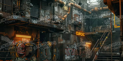 Industrial Urban 001 8X10 20’X10’ Ultracloth (240 X 120 Inch) Backdrop