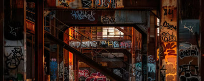 Industrial Urban 002 8X10 20’X8’ Ultracloth (240 X 96 Inch) Backdrop