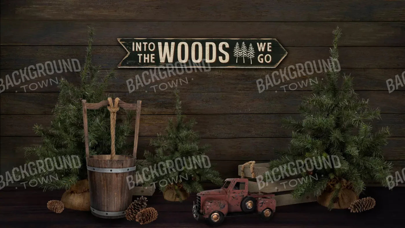 Into The Woods 14X8 Ultracloth ( 168 X 96 Inch ) Backdrop