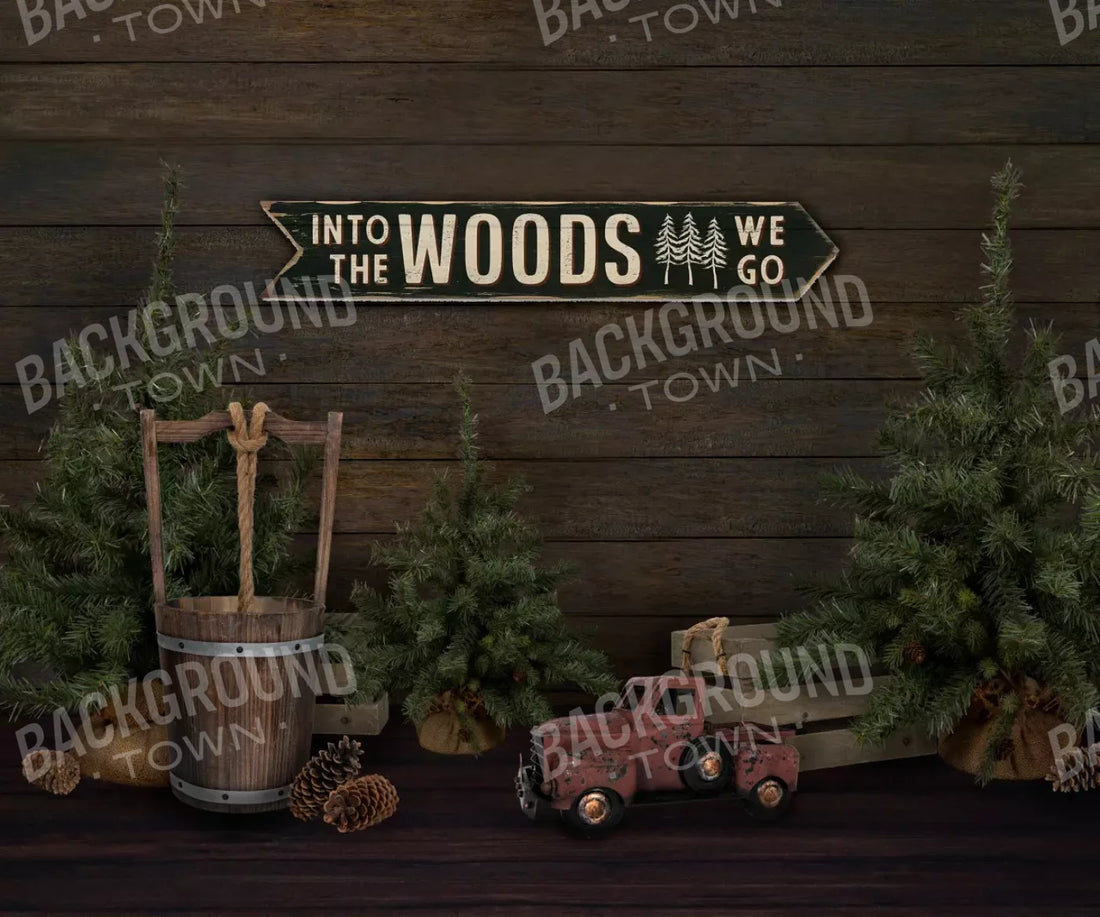 Into The Woods 5X42 Fleece ( 60 X 50 Inch ) Backdrop