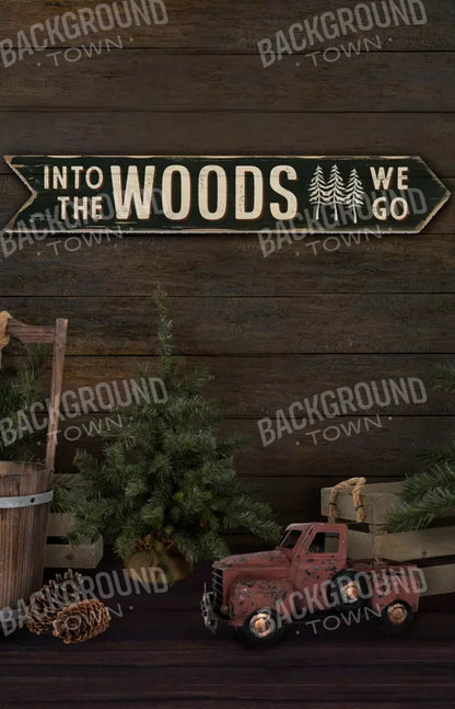 Into The Woods 8X12 Ultracloth ( 96 X 144 Inch ) Backdrop