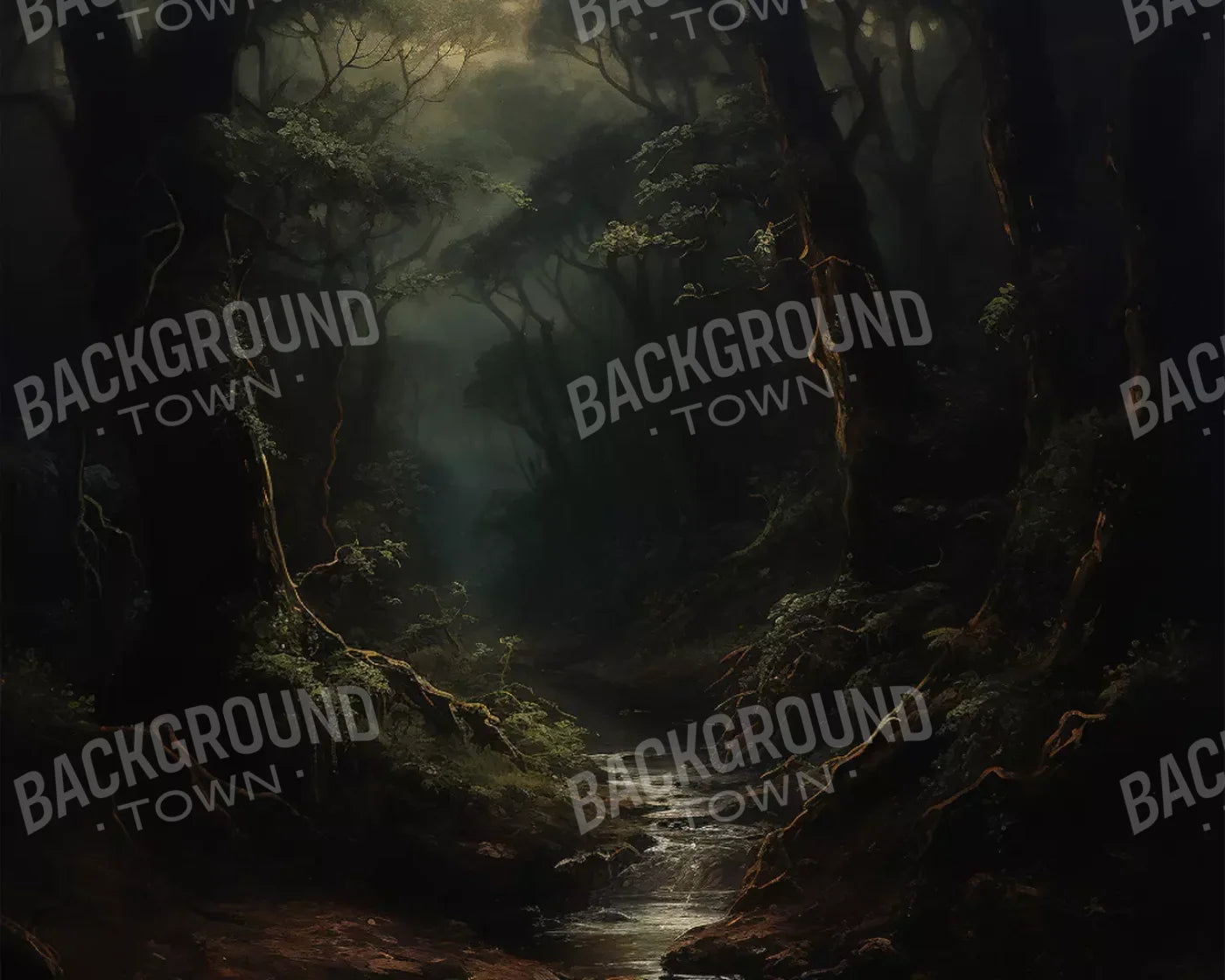 Into The Woods I 10’X8’ Fleece (120 X 96 Inch) Backdrop