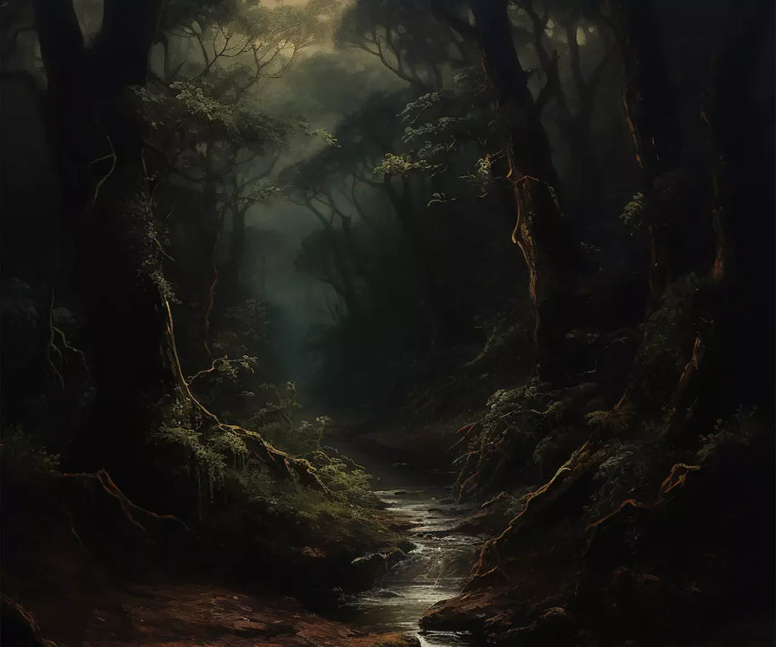 Into The Woods I 5’X4’2 Fleece (60 X 50 Inch) Backdrop