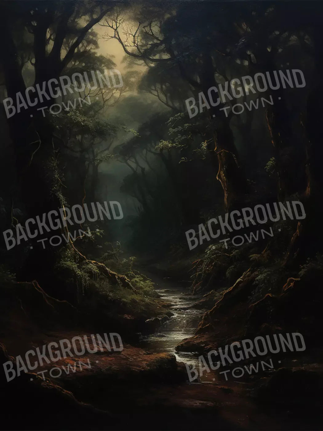 Into The Woods I 6’X8’ Fleece (72 X 96 Inch) Backdrop