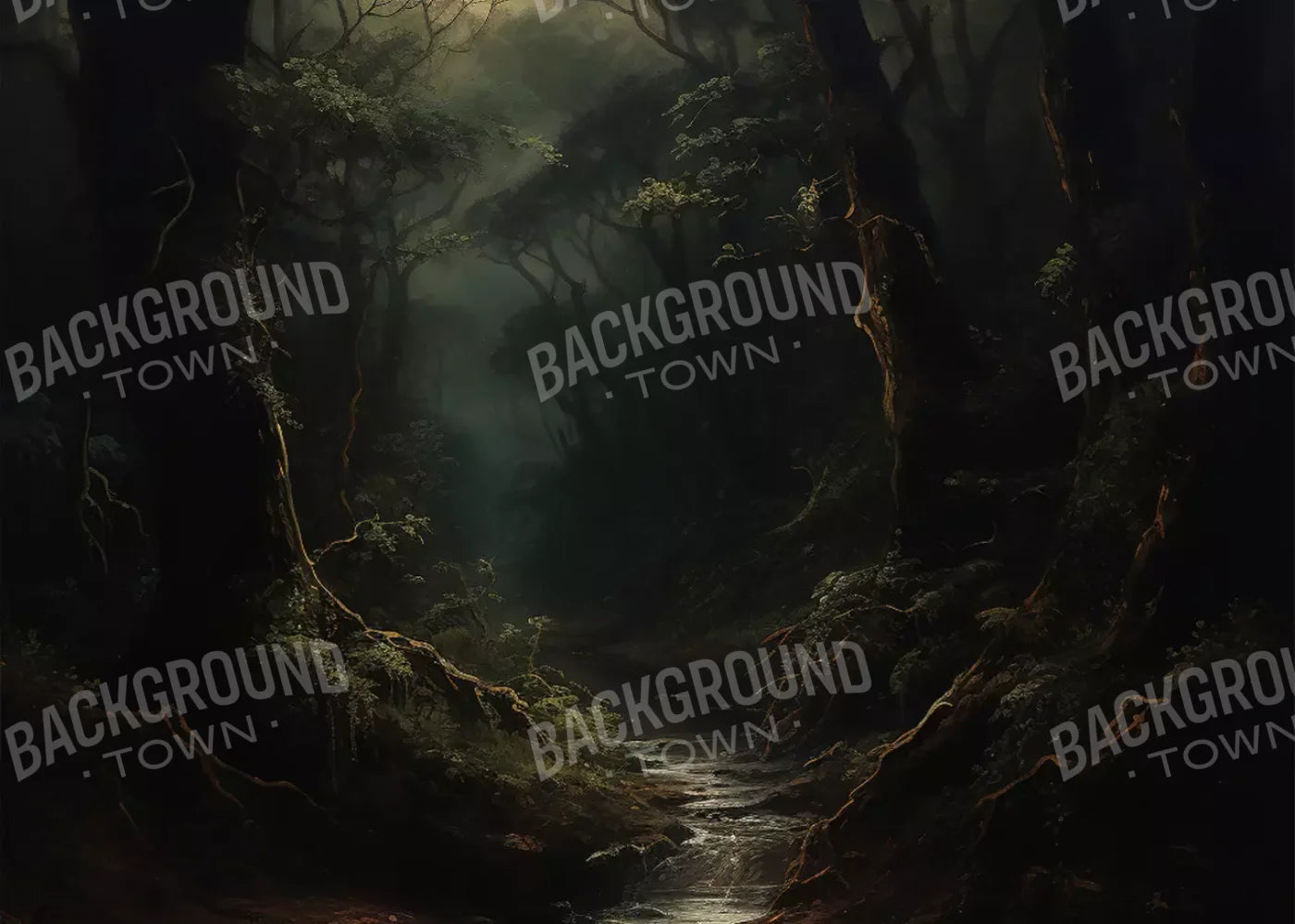 Into The Woods I 7’X5’ Ultracloth (84 X 60 Inch) Backdrop