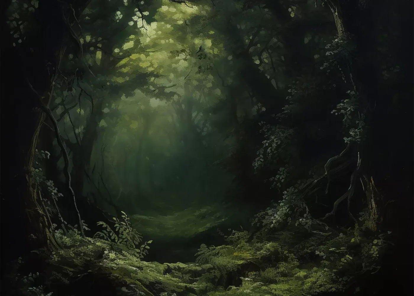 Into The Woods Ii 7’X5’ Ultracloth (84 X 60 Inch) Backdrop