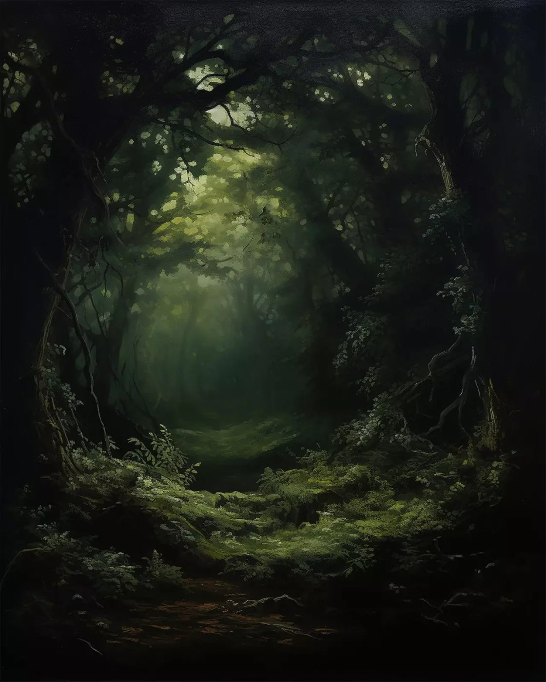 Into The Woods Ii 8’X10’ Fleece (96 X 120 Inch) Backdrop