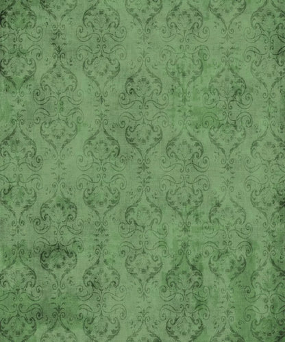 Green Damask Backdrop for Photography