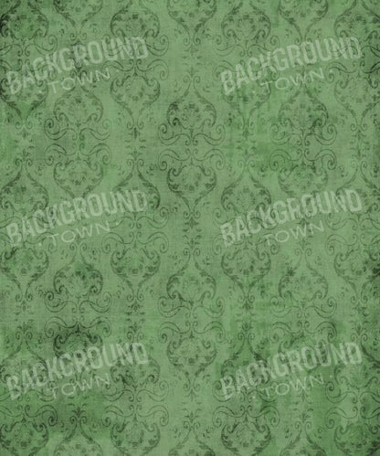 Green Damask Backdrop for Photography