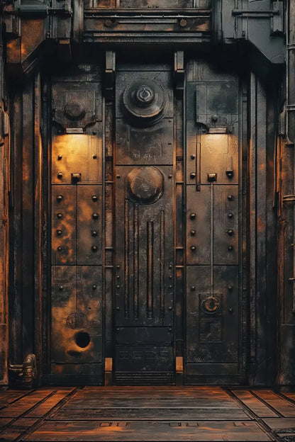 Iron Entrance Ii 8’X12’ Ultracloth (96 X 144 Inch) Backdrop