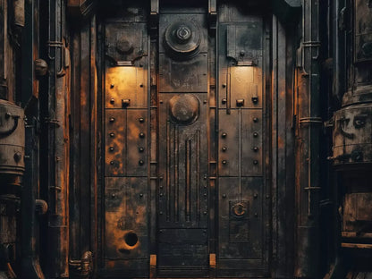 Iron Entrance Ii 8’X6’ Fleece (96 X 72 Inch) Backdrop